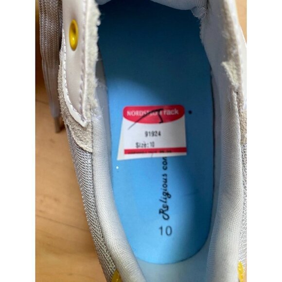 RELIGIOUS Comfort BNWOT sneaker women sz 10 colorblock lace up retro-inspired - Picture 7 of 7